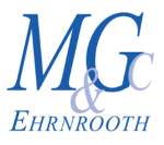 Mary and Georg C. Ehrnrooth's foundation logo. Hyperlink goes to the foundations home page